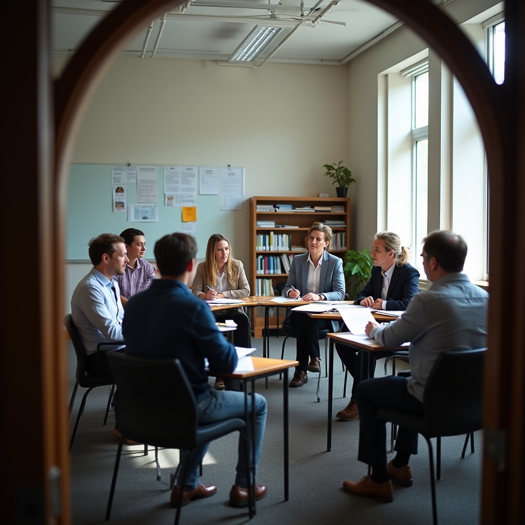 Group of participants engaged in consumer rights training session